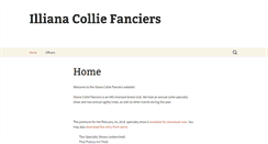 Desktop Screenshot of illianacolliefanciers.org